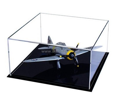 Custom acrylic airplane model display case BDC-2066