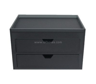 Custom black acrylic drawer organizer BDC-2071