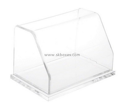 Custom slant front clear display case BDC-2075