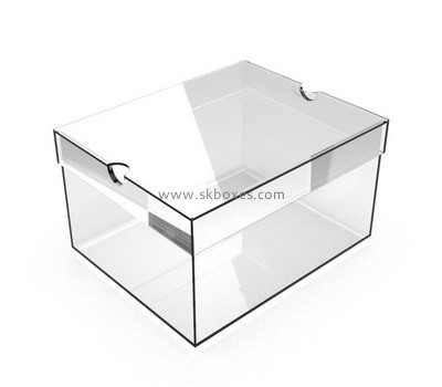 Custom clear acrylic shoe box BDC-2103