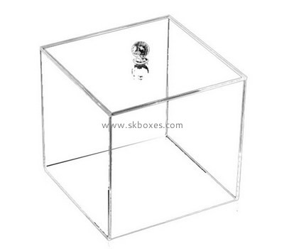 Custom square clear acrylic box BDC-2109