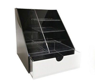 Custom acrylic display case with drawer BDC-2132