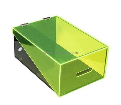 Custom acrylic shoe box with lid BDC-2148