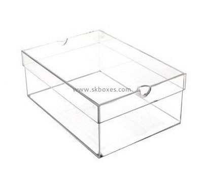 Custom clear acrylic box with lid BDC-2159