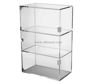 Custom clear acrylic display cabinet with door BDC-2166