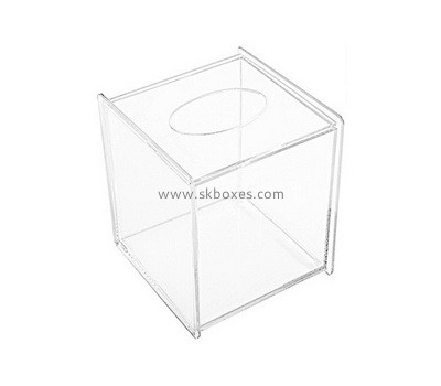 Custom clear acrylic tissue paper box BDC-2190