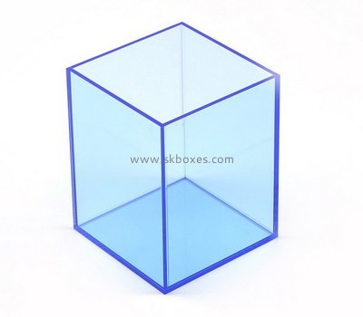 Custom blue acrylic display box BDC-2203