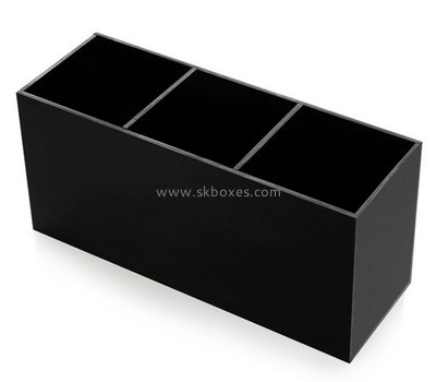 Custom 3 grids black acrylic holders BDC-2225