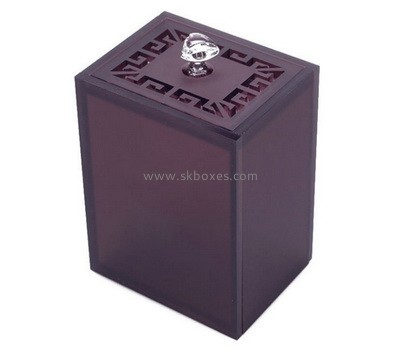 Custon acrylic box with engraving lid BDC-2233