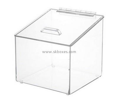 Custom clear acrylic display case with lid BDC-2235