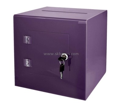 Customize acrylic voting ballot box perspex suggestion donation box BDC-2283