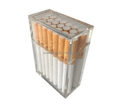Custom plexiglass 20-cigarettes box acrylic cigarette case BDC-2291