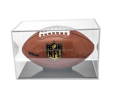 Customize acrylic football display case plexiglass display box lucite storage box BDC-2308