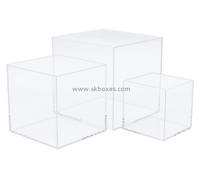 Perspex factory customize acrylic display box for collectibles BDC-2336