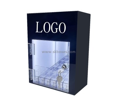 OEM supplier customized plexiglass lit display cabinet acrylic lighted curio cabinet BLD-029