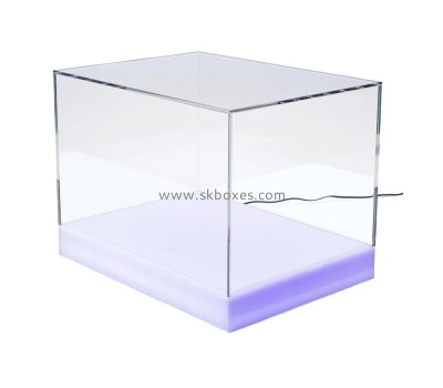 OEM supplier customized acrylic light display case lucite led display box BLD-031