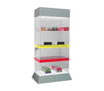 OEM supplier customized plexiglass light up display cabinet acrylic cabinet BLD-032