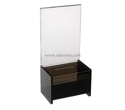 Bespoke black plastic suggestion box BBS-416