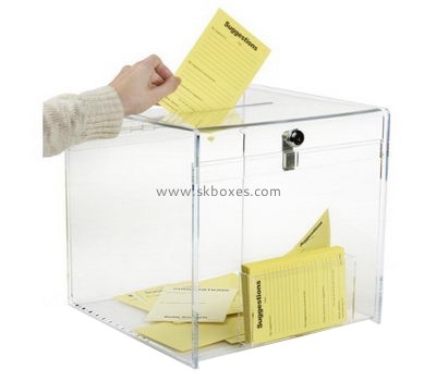 Bespoke large acrylic ballot box BBS-437