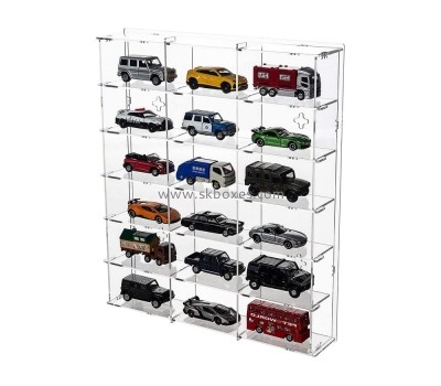 Factory customized acrylic toy car display case BDC-007