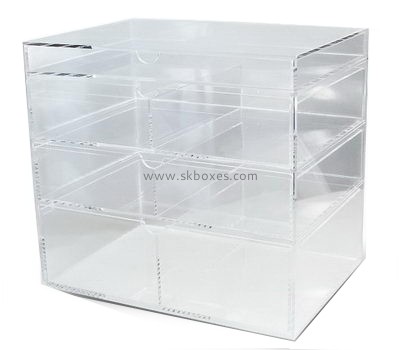 Acrylic box manufacturer customize plexiglass containers retail display cases BDC-113