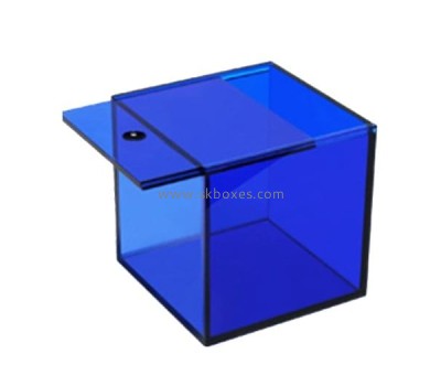 Box manufacturer customized small display case acrylic box with sliding lid BDC-256