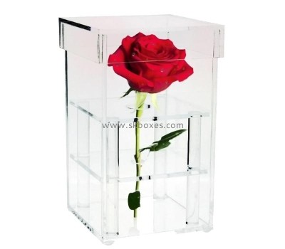 Acrylic display manufacturer custom acrylic plastic fabrication flower box BDC-862