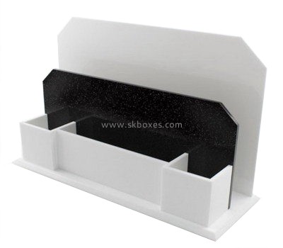 Bespoke white acrylic compartment storage box BDC-999