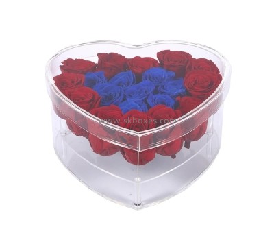 Customize lucite flower box designs BDC-1689