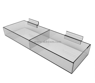 Factory custom design acrylic food storage box with divider BFD-012