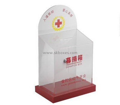 wholesale acrylic donation box BDB-003