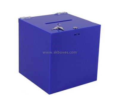 Factory wholesale acrylic donation box  BDB-014