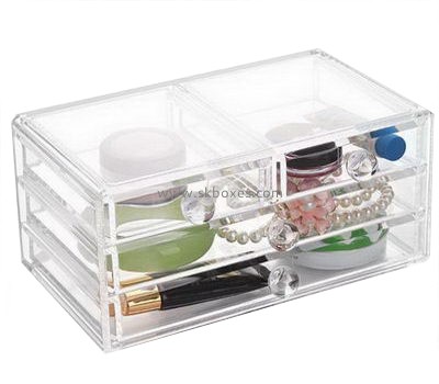 Factory direct sale acrylic plastic makeup box storage box mini acrylic favor box BMB-020