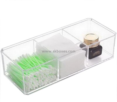 Hot selling acrylic makeup storage box perspex box makeup storage box BMB-029