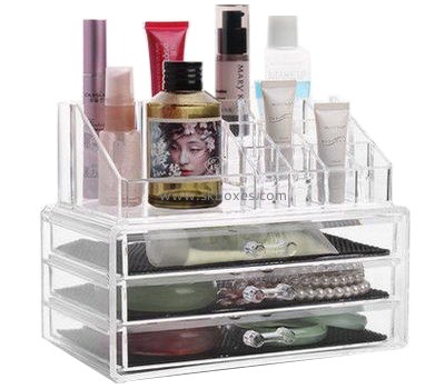 Factory direct sale acrylic plastic cosmetic box plastic makeup box small storage box BMB-035