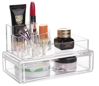 Factory direct sale acrylic plexiglass box small makeup organizer box plastic drawer storage box BMB-040