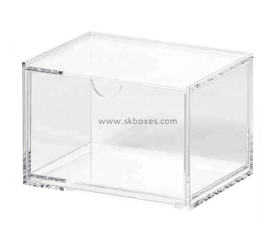 Factory custom design acrylic plastic storage box BSC-004