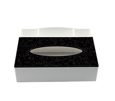 Custom design acrylic tissue box for hotel BTB-001