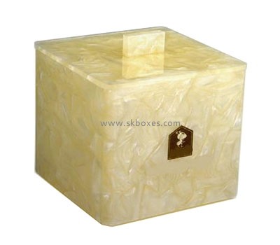 Factory wholesale acrylic tissue paper box for hotel BTB-019