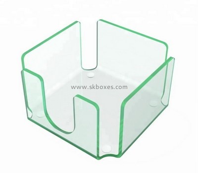 Hot selling acrylic tissue box holders favor box clear acrylic box with dividers BTB-064