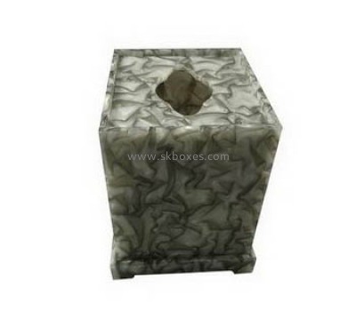Factory hot selling acrylic paper tissue box acrylic storage box mini acrylic favor box BTB-102
