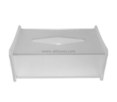 Custom design acrylic facial tissue box clear acrylic box BTB-024