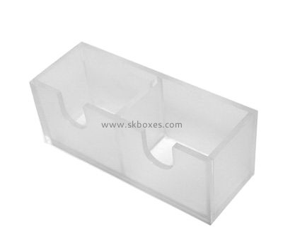 Wholesale acrylic crystal tissue box plexiglass plastic storage box without lid BTB-077