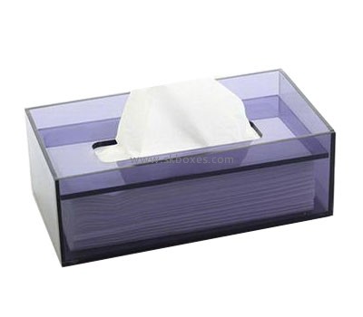 Hot selling acrylic plastic tissue box favor box acrylic display box BTB-107