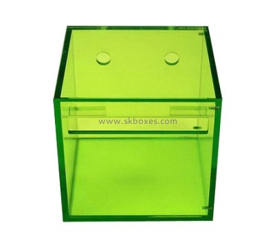 Customized acrylic small plastic box tissue box holders transparency plexiglass box BTB-112