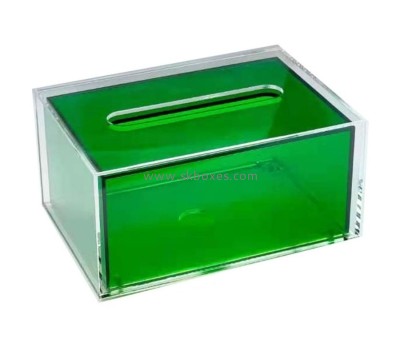 Hot selling colored acrylic box perspex box tissue paper box BTB-137