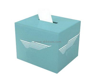 Hot selling acrylic mini acrylic favor box custom printed tissue box BTB-145