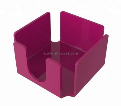 Acrylic manufacturer custom plexiglass restaurant facial tissue box holder BTB-165