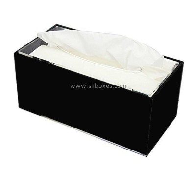 Acrylic manufacturer custom plexiglass tissue box perspex facial tissue box BTB-173