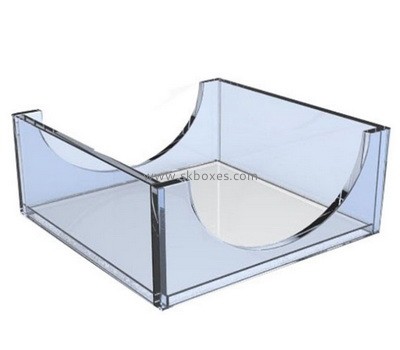 Perspex supplier custom acrylic notepaper holder plexiglass napkin holder BTB-192